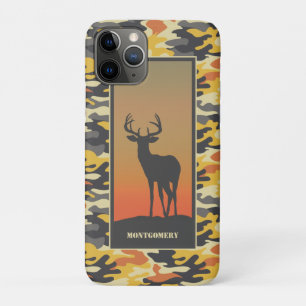 Capa Para iPhone 11 Pro Whitetail Deer e Camo