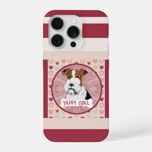 Capa para iPhone 11 Pro Wire Fox nome Valentine He (Verso)