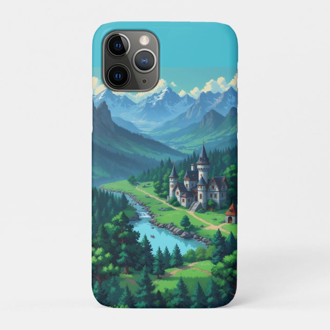 Capa Para iPhone 11 Pro Woods Castle (Verso)