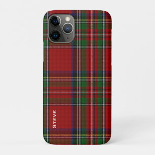 Capa Para iPhone 11 Pro Xadrez Royal Stewart Tartan