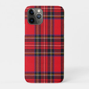 Capa Para iPhone 11 Pro Xadrez vermelha de Stewart tartan