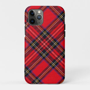 Capa Para iPhone 11 Pro Xadrez vermelha de Stewart tartan