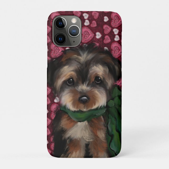 CAPA PARA iPhone 11 PRO YORKIE (Verso)