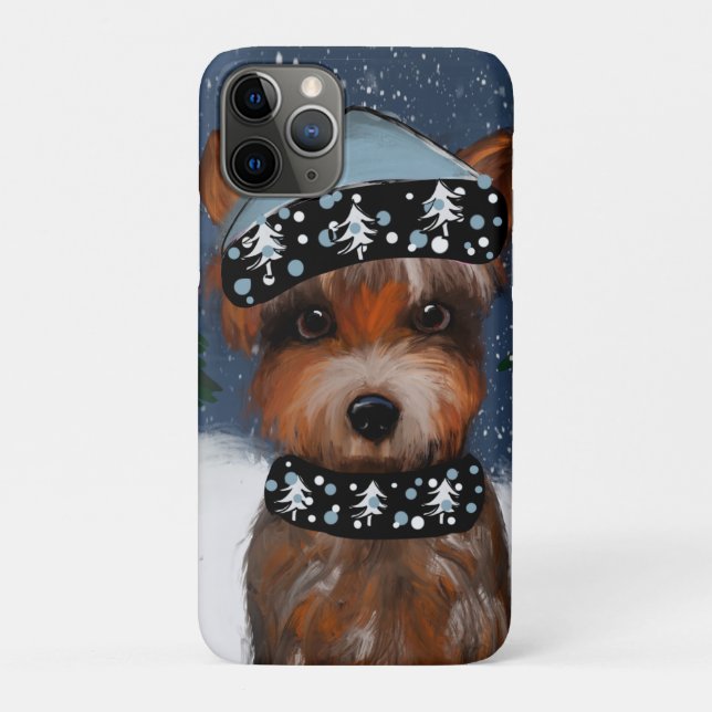 Capa Para iPhone 11 Pro Yorkie (Verso)