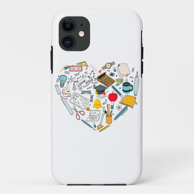 Capa Para iPhone 11 Professor Instrutor Professor Tool Heart (Verso)