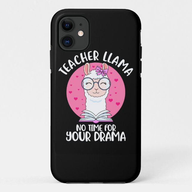 Capa Para iPhone 11 Professor Llama (Verso)