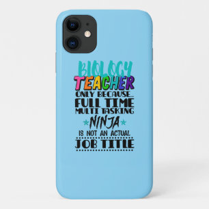 Capa Para iPhone 11 Professora De Biologia Apenas Porque O Tempo De Ch