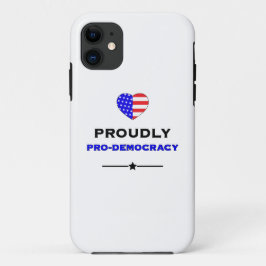 Capa Para iPhone 11 Profundamente pró-democracia