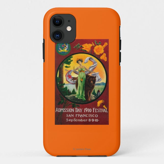 Capa Para iPhone 11 Propaganda do dia de admissão, festival do estado (Verso)