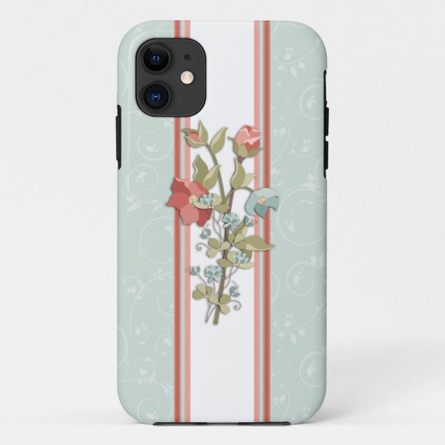 Capa Para iPhone 11 Provence Floral (Verso)