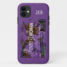Capa Para iPhone 11 PROVERBS 31 | Mais Do Que Roxo