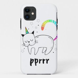Capa Para iPhone 11 Prrr Caticorn
