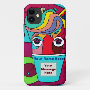 Capa Para iPhone 11 Psicodélico