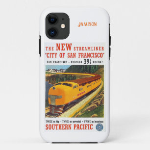 Capa Para iPhone 11 Publicidade aos comboios de alta velocidade