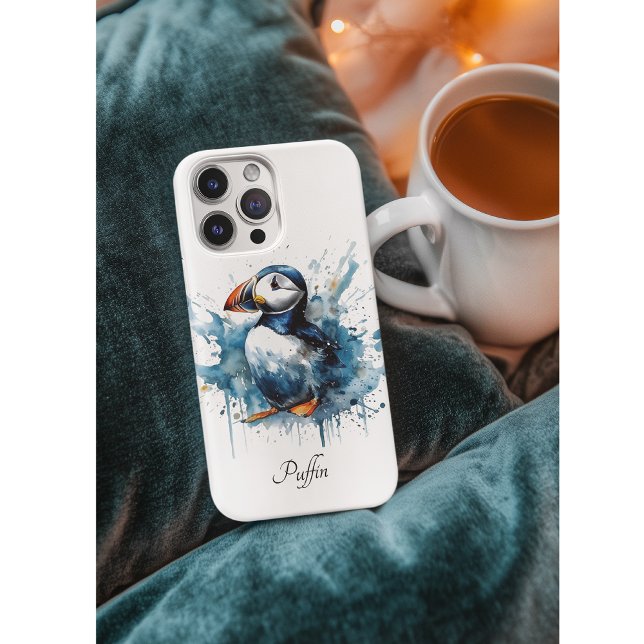 Capa Para iPhone 11 Puffin Splash, personalizado (Criador carregado)
