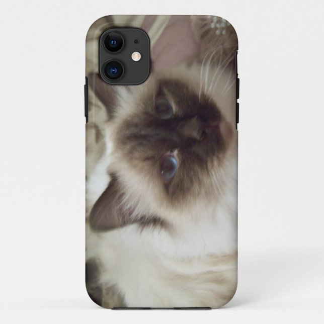 Capa Para iPhone 11 Puffo the cat Phone case (Verso)