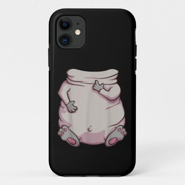 Capa Para iPhone 11 Pug de Halloween Fantasia de Animais (Verso)