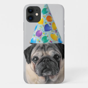 Capa Para iPhone 11 Pug de Partido