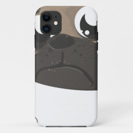 Capa Para iPhone 11 Pug e café