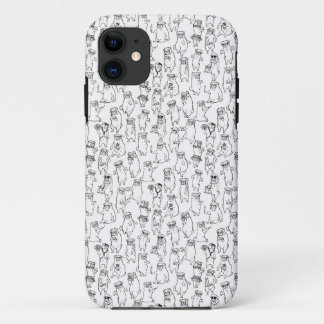 Capa Para iPhone 11 Pugs de MeowBitch que comportam-se mal o caso do