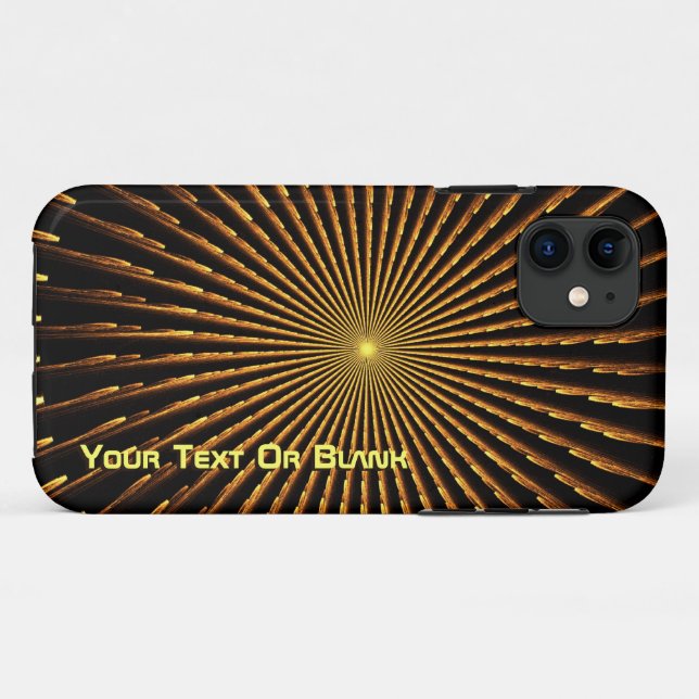 Capa Para iPhone 11 Pulsar Fractal (Verso (horizontal))