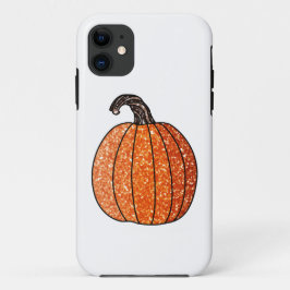 Capa Para iPhone 11 Pumpkin com brilho