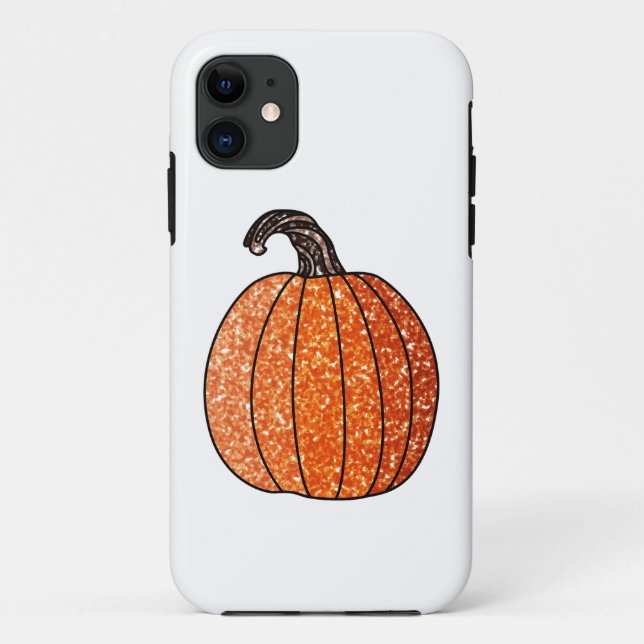 Capa Para iPhone 11 Pumpkin com brilho (Verso)