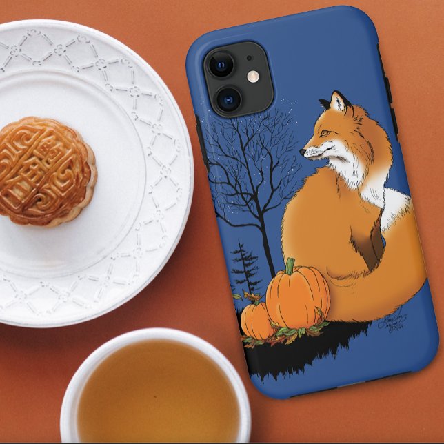 Capa Para iPhone 11 Pumpkins da Floresta Vermelha (Criador carregado)