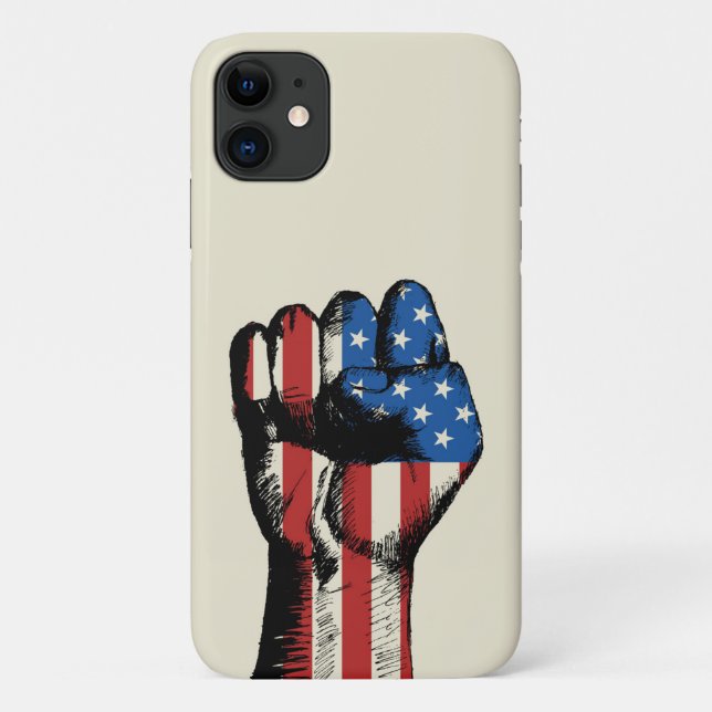 Capa Para iPhone 11 Punho Americano (Verso)