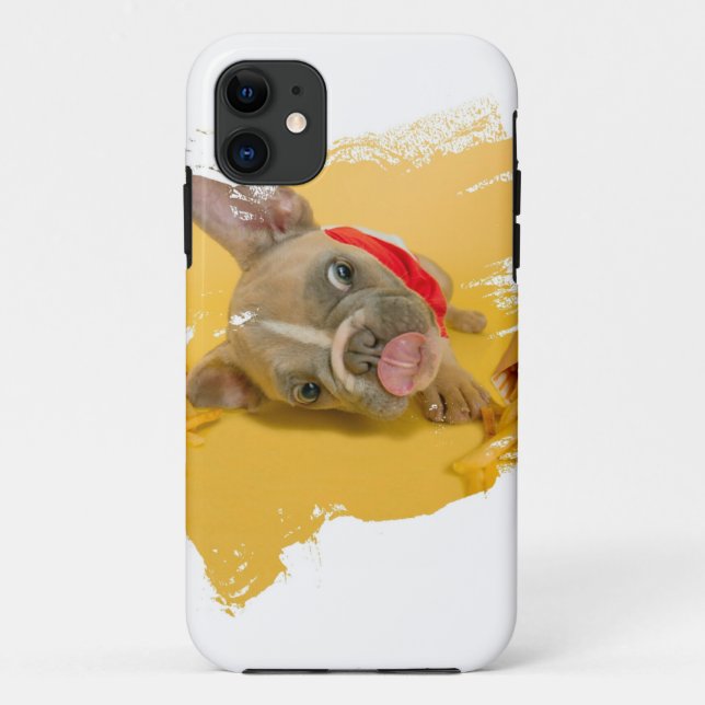 Capa Para iPhone 11 Puppy Adorável (Verso)