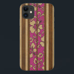 Capa Para iPhone 11 Pupukea Vintage Havaiana Faux Wood Surfboard<br><div class="desc">Pia Colorway. Na costa norte de Oahu, no Havaí, há uma comunidade de pontos surfs conhecida como Pūpūkea. Este pequeno surf é o lar de alguns dos maiores pontos surfs do mundo, como Velzyland, Sunset, Pipeline e Banzai Beach. Nosso design lembra uma prancha de surfe vintage desde o início do...</div>