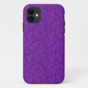 Capa Para iPhone 11 Purple Paisley