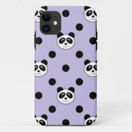 Capa Para iPhone 11 púrpura panda