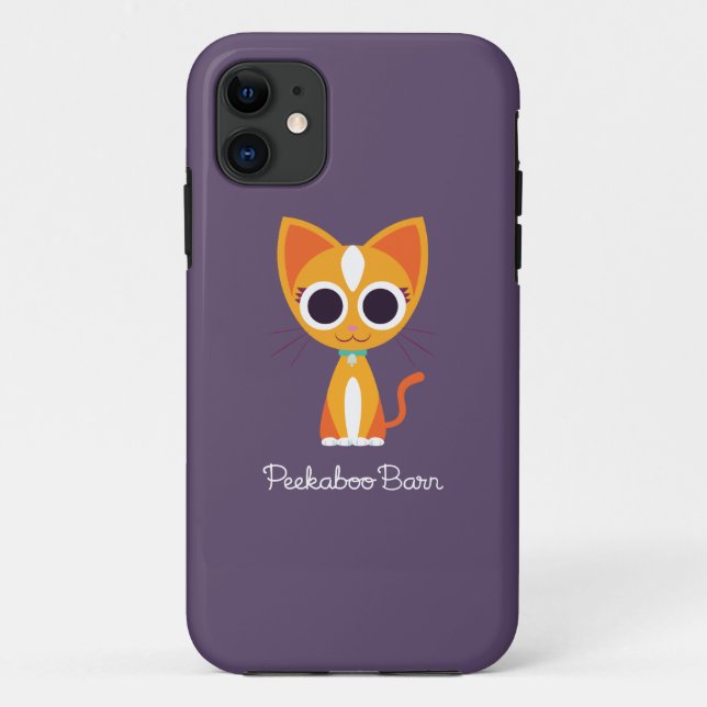 Capa Para iPhone 11 Purrl o gato (Verso)