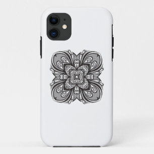 Capa Para iPhone 11 Quadrado Preto Deco Inspirado