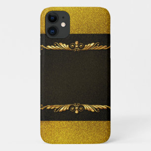 Capa Para iPhone 11 Quadro Dourado da Imagem de Fundo
