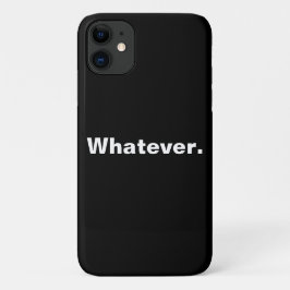 Capa Para iPhone 11 Qualquer palavra de design minimalismo
