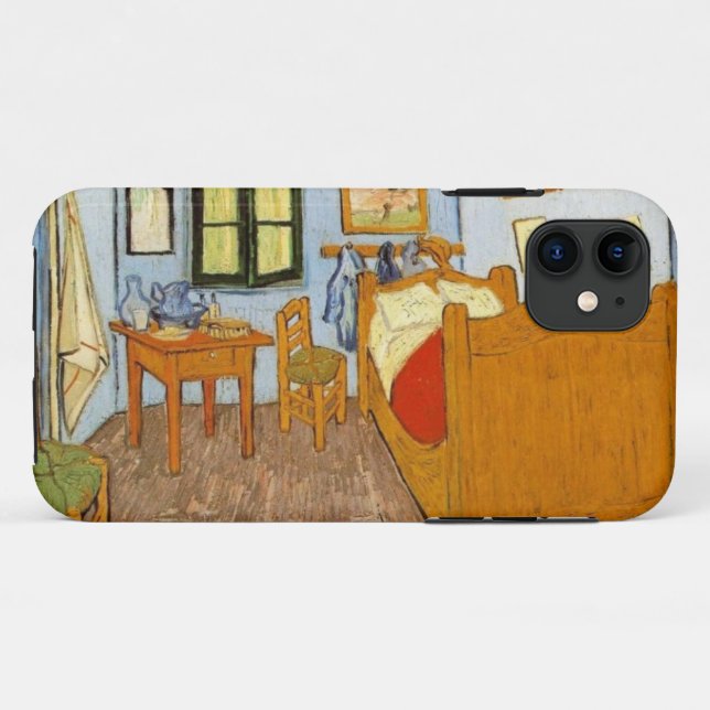 Capa Para iPhone 11 Quarto de Van Gogh (Verso (horizontal))