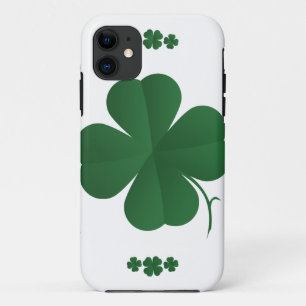Capa Para iPhone 11 Quatro Clovers Folha