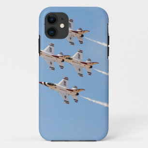 Capa Para iPhone 11 Quatro Thunderbirds F-16 voam na formação próxima