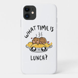 Capa Para iPhone 11 Que Hora É O Almoço