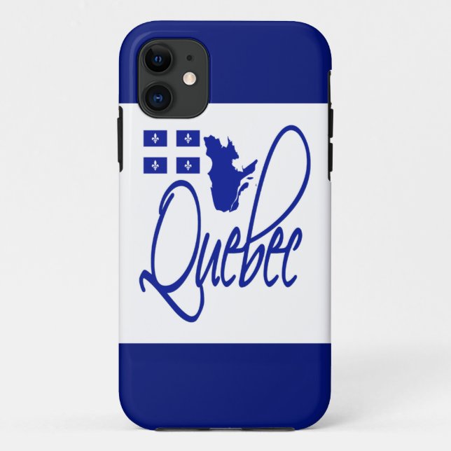 Capa Para iPhone 11 Quebeque, Canadá (Verso)