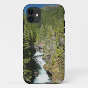 Capa Para iPhone 11 Quebra de água na Floresta Nacional da Olimpiadas
