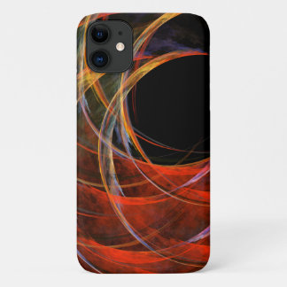 Capa Para iPhone 11 Quebrando a Abstrato de Círculo