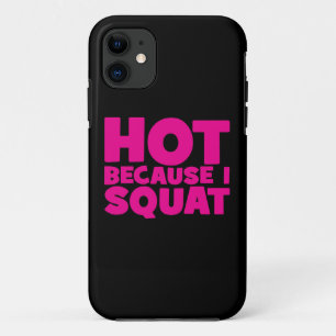 Capa Para iPhone 11 Quente porque eu esmago, o trabalho engraçado das