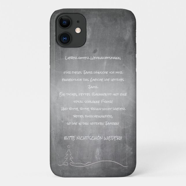Capa Para iPhone 11 Querido Papai Noel (Verso)