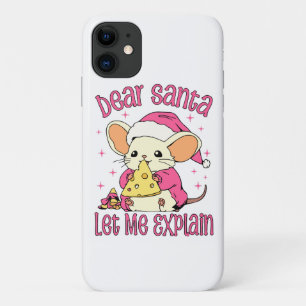 Capa Para iPhone 11 Querido Papai Noel, Deixe-me Explicar