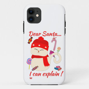 Capa Para iPhone 11 QUERIDOS PAPAIS NOEIS... Posso explicar! Gato de N