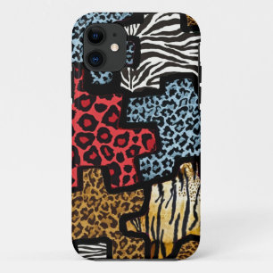 Capa Para iPhone 11 RAB Rockabilly Animal Print Quebra-cabeça
