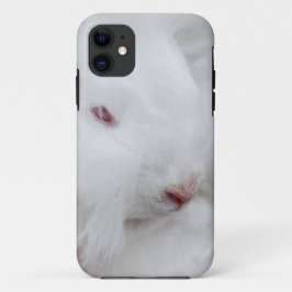 Capa Para iPhone 11 Rabbit Angora Branco